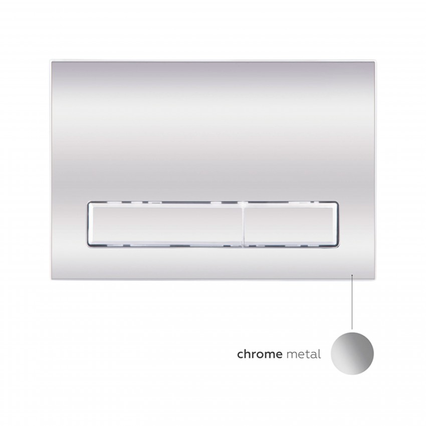 Клавіша змиву Nest 150x220x13 мм, Chrome, лінійна QT0111M08381CRM Qtap QTAP фото 3