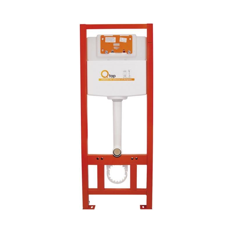 Готове рішення Qtap для ванної кімнати: підвісний унітаз Robin Ultra Quiet 490x365x325 + комплект інсталяції Nest 4 в 1 (лінійна клавіша Chrome) QTAP фото 3