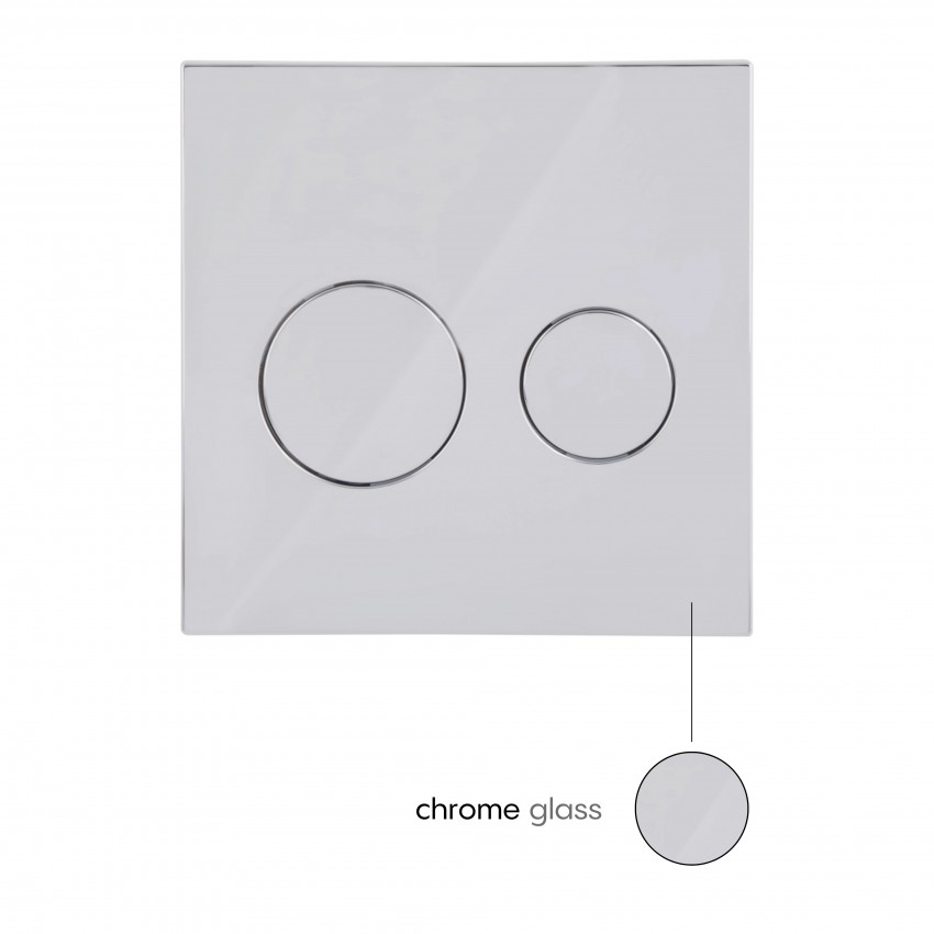 Клавіша змиву Nest UNI 190x190x13 мм, Chrome, кругла QT0211P01V1009CRM Qtap QTAP фото 3