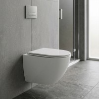 DUN0930111W Unda Унітаз підвісний 495x360x390mm з кришкою soft-close, Vortex Flush, білий глянець (1 сорт) DEVIT