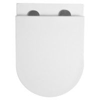 DUN0930111W Unda Унітаз підвісний 495x360x390mm з кришкою soft-close, Vortex Flush, білий глянець (1 сорт) DEVIT фото 4