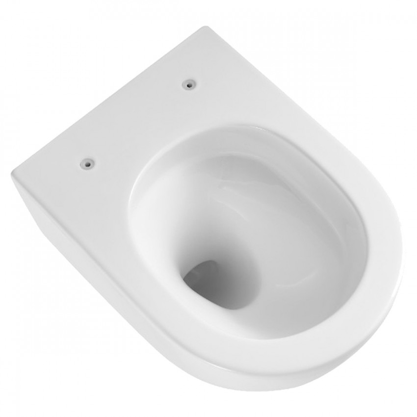 DUN0930111W Unda Унітаз підвісний 495x360x390mm з кришкою soft-close, Vortex Flush, білий глянець (1 сорт) DEVIT фото 3
