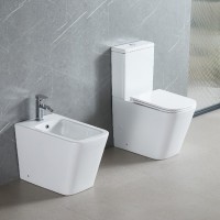 DFL2170211W Flow square Компакт 610x365x825мм з кришкою soft-close, Vortex Flush, білий глянець (1 сорт) DEVIT фото 3