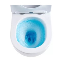 DFL0460111MB Flow Унітаз підвісний 495x365x365mm з кришкою soft-close, Vortex Flush, матовий чорний (1 сорт) DEVIT фото 3