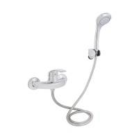 Змішувач для душу Mars 010, Chrome (k40) із душовим гарнітуром LDMAR010CRM34892 Lidz LIDZ