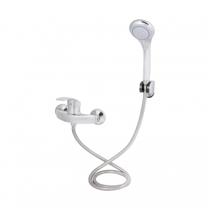 Змішувач для душу Mars 010, Chrome (k40) із душовим гарнітуром LDMAR010CRM34892 Lidz LIDZ фото 2