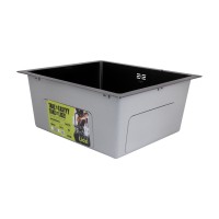 Мийка для кухні інтегрована під стільницю Handmade H4843B Brushed Black PVD 3,0/1,0 мм LDH4843BRUBLM49440 Lidz LIDZ фото 3