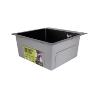 Мийка для кухні інтегрована Handmade H4545HB Decor Black PVD Honeycomb 2,5/0,5 мм LDH4545HDECBLM49438 Lidz LIDZ фото 3