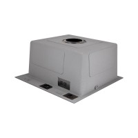Мийка для кухні інтегрована Handmade H4545HB Decor Black PVD Honeycomb 2,5/0,5 мм LDH4545HDECBLM49438 Lidz LIDZ фото 4