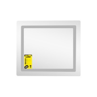 Дзеркало настінне Kubis (KU2) 600х700 мм, прямокутне, з LED-підсвічуванням Touch, антизапотіванням, димером, рег. яскравості Lidz LIDZ фото 1