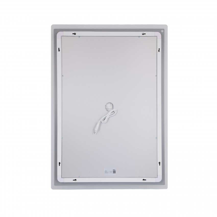 Дзеркало настінне Orion (OR2) 600х800 мм, прямокутне, з LED-підсвічуванням Touch, антизапотіванням, диммером, рег. яскравості Lidz LIDZ фото 4