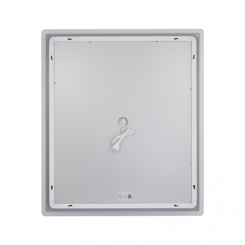 Дзеркало настінне Orion (OR2) 700х800 мм, прямокутне, з LED-підсвічуванням Touch, антизапотіванням, диммером, рег. яскравості Lidz LIDZ фото 4