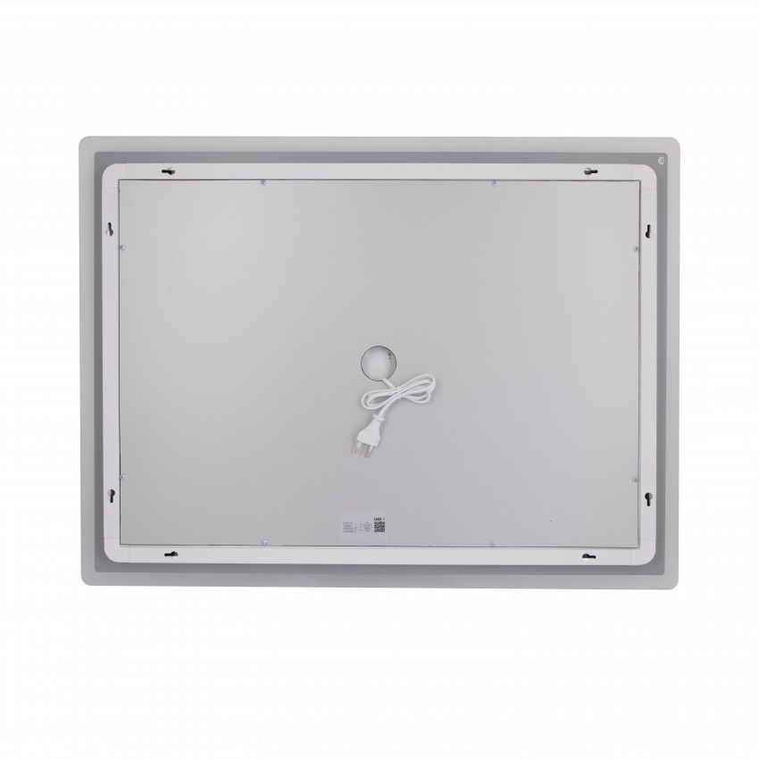 Дзеркало настінне Orion (OR2) 800х600 мм, прямокутне, з LED-підсвічуванням Touch, антизапотіванням, диммером, рег. яскравості Lidz LIDZ фото 4