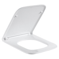 DGR0760111W Grid Кришка для унітазу з soft-close механізмом, білий глянець (1 сорт) DEVIT фото 1