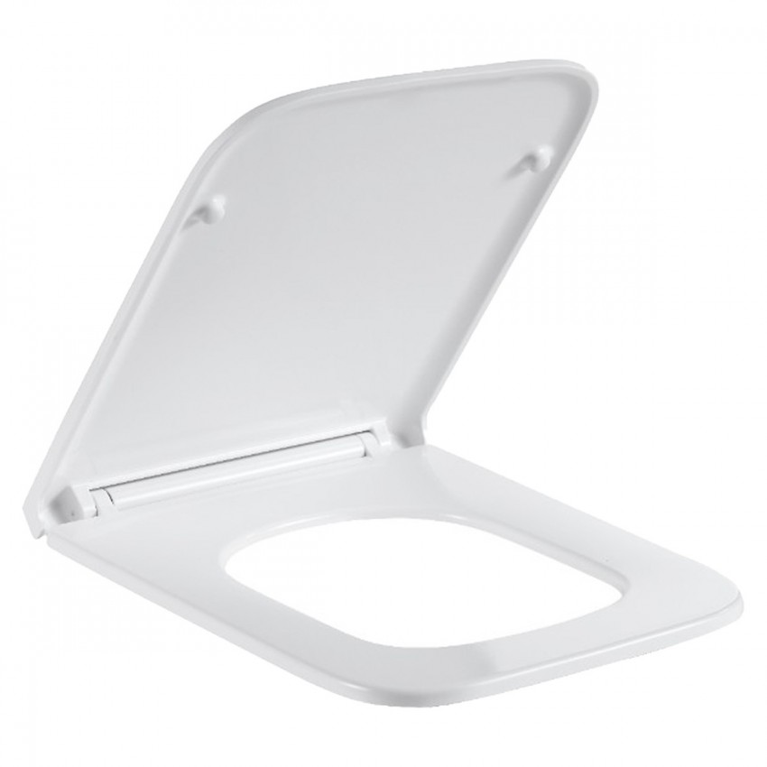DGR0760111W Grid Кришка для унітазу з soft-close механізмом, білий глянець (1 сорт) DEVIT фото 1