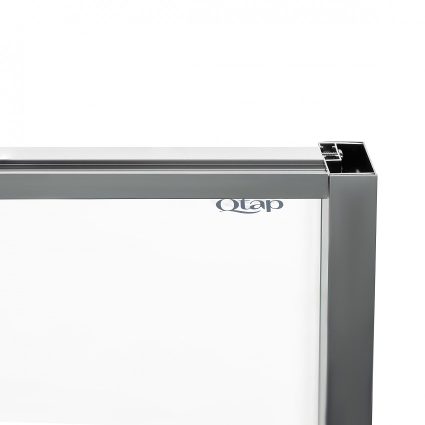 Душова кабіна Scorpio CRM10995-AC6, 90х90 см, п'ятикутна, скло 6 мм Clear, CalcLess, розпашна, без піддону Qtap QTAP фото 3