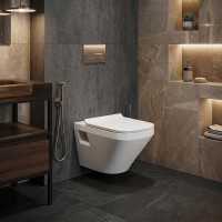 2537590001  Durastyle підвісний унітаз з покриттям  WonderGliss (1 сорт)