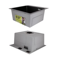 Акційний набір Lidz: мийка Handmade H4545 Black PVD Decor 2,5/0,5 мм + K01B Корзина для кухонной мойки LIDZ фото 3