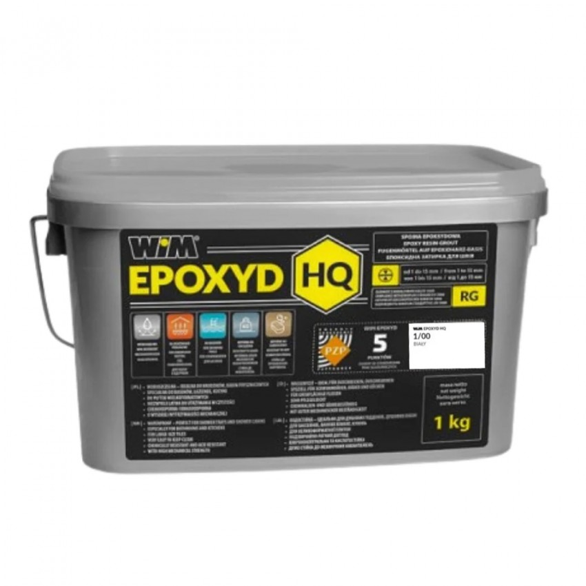 Зат WIMEPOXYD HQ 1/00 1кг білий (1 сорт) WIM фото 1