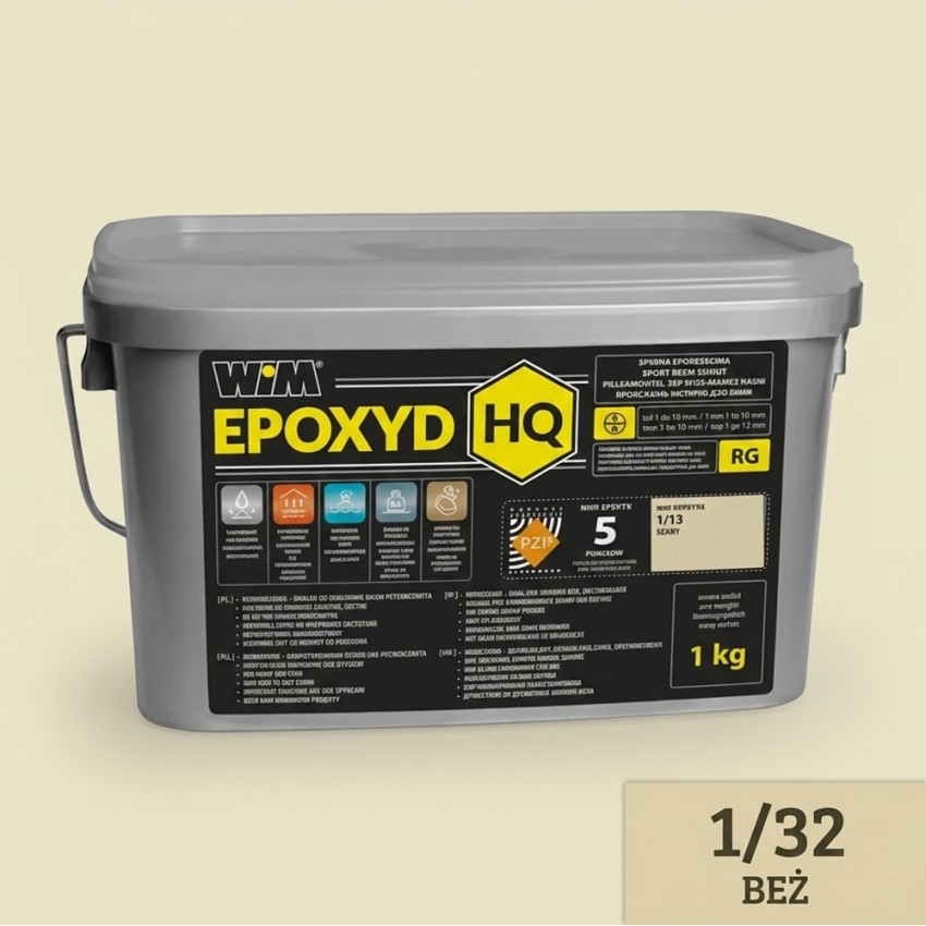 Зат WIMEPOXYD HQ 1/32 1кг беж (1 сорт) WIM