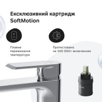 F9H92000 Flash, змішувач для умивальника високий, хром (1 сорт) AM.PM фото 4