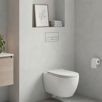 E10053 Кноппка M2 PRO для Tece, Vitra,Cersanit, Jomotech, Delta з розсхідниками (1 сорт) EDPLIT