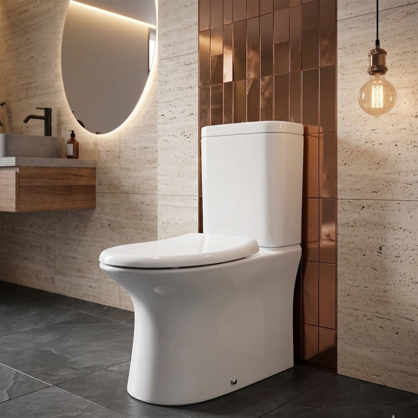 3114128 Aurora 2.0 Кришка д/бачку компакта 3110128 (1 сорт) DEVIT фото 2