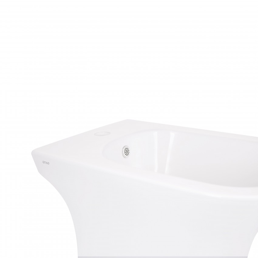 Біде підлогове Presto Quadro 540×340×400 мм, White QTPRE29W49124 Qtap QTAP фото 4