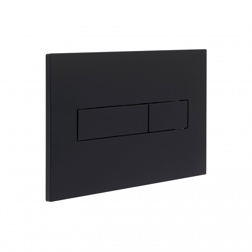 Клавіша змиву Standard 152x236x28 мм, Matt Black, лінійна QTSTD164BLM49473 Qtap QTAP фото 2