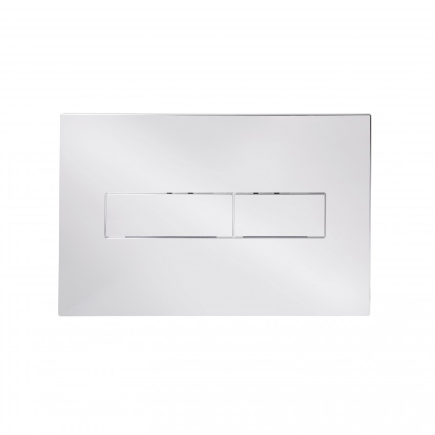 Клавіша змиву Standard 152x236x28 мм, Chrome, лінійна QTSTD164CRM49472 Qtap QTAP