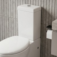 8210015 SHAPE Бачок до компакту 8190015 з малим отвором для кнопки, без зливного механізму (1 сорт) PRIMERA