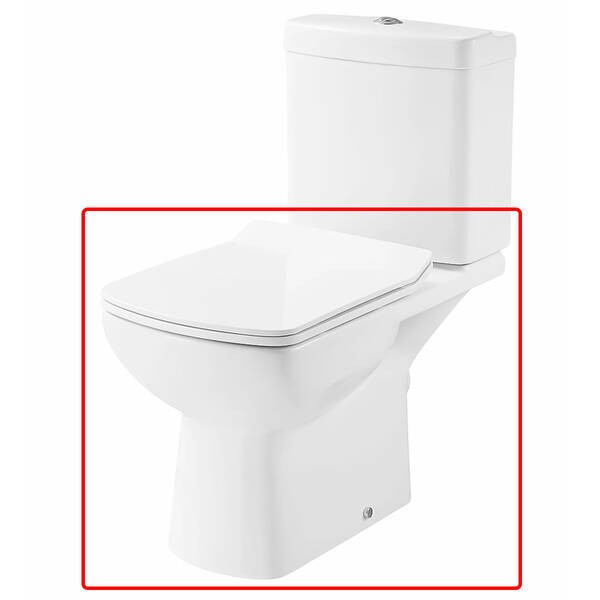3111123 COMFORT Унітаз без кришки та бачка до компакту 3110123 DEVIT