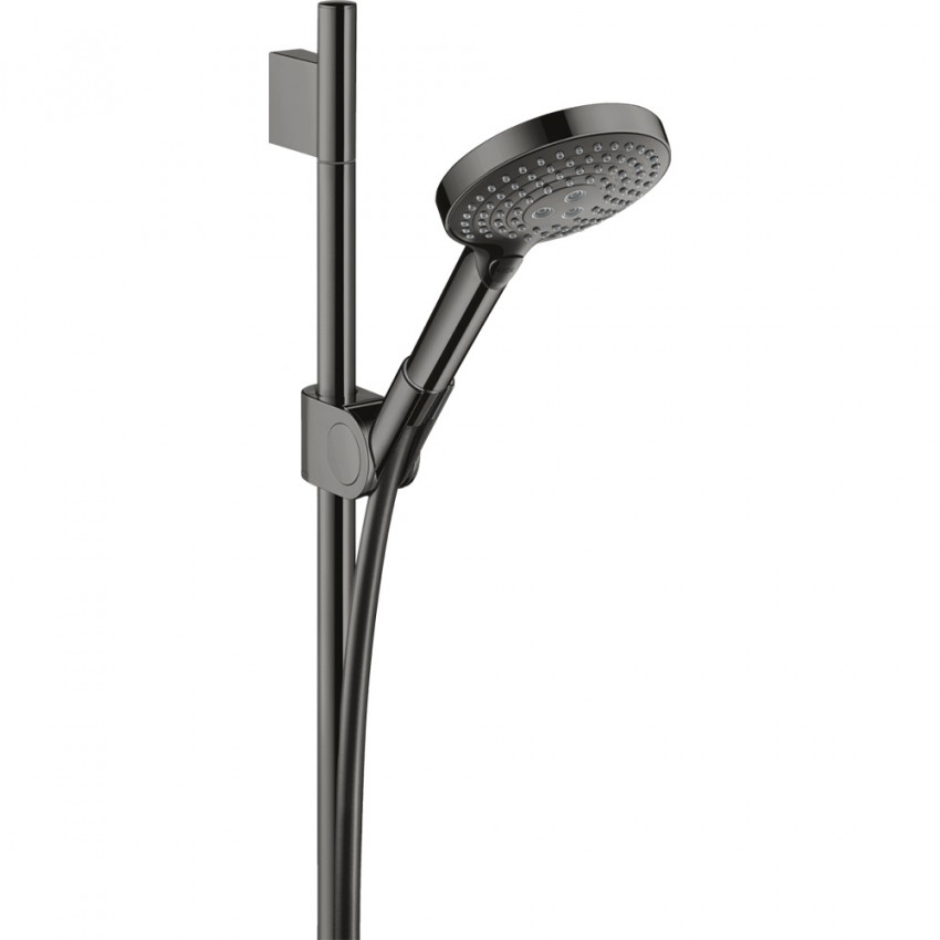 27987330 AXM Uno 120 3jet Душовий набір 0.90 m з ручним душем, polished black chrome (1 сорт) AXOR