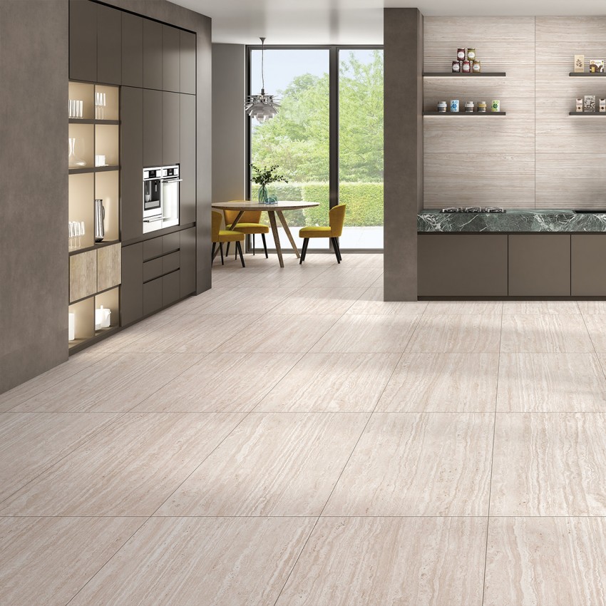TRAVERTINE CREMA (1 сорт) ALMERA CERAMICA-2 фото 1