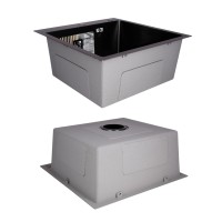 Акційний набір Lidz: мийка H5050B інтегрована Brushed Black PVD 3,0/1,0 мм + Змішувач Aria для кухні з гнучким виливом (k35) Black LIDZ фото 3