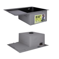 Акційний набір Lidz: мийка H6350BL інтегрована крило зліва Brushed Black PVD 3,0/1,0 мм + Змішувач Aria для кухні з гнучким виливом (k35) Black LIDZ фото 3