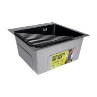 Сушарка на кухонну мийку кутова Acsis LA16 Black, кругла основа, для посуду 430х70х10 мм LDACSLA16BLM49769 Lidz LIDZ фото 4