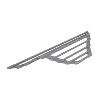 Сушарка на кухонну мийку кутова Acsis LA17 Gray, квадратна основа, для посуду 430х70х10 мм LDACSLA17GRA49770 Lidz LIDZ фото 3