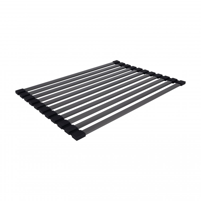 Сушарка на кухонну мийку Acsis LA14 Black, плоска основа, для посуду 430х303 мм LDACSLA14BLM49768 Lidz LIDZ