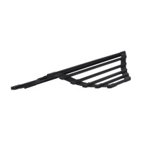 Сушарка на кухонну мийку кутова Acsis LA18 Black, квадратна основа, для посуду 430х70х10 мм LDACSLA18BLM49771 Lidz LIDZ фото 3