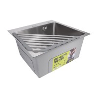 Сушарка на кухонну мийку кутова Acsis LA19 Gray, плоска основа, для посуду 430х175х10 мм LDACSLA19GRA49772 Lidz LIDZ фото 4