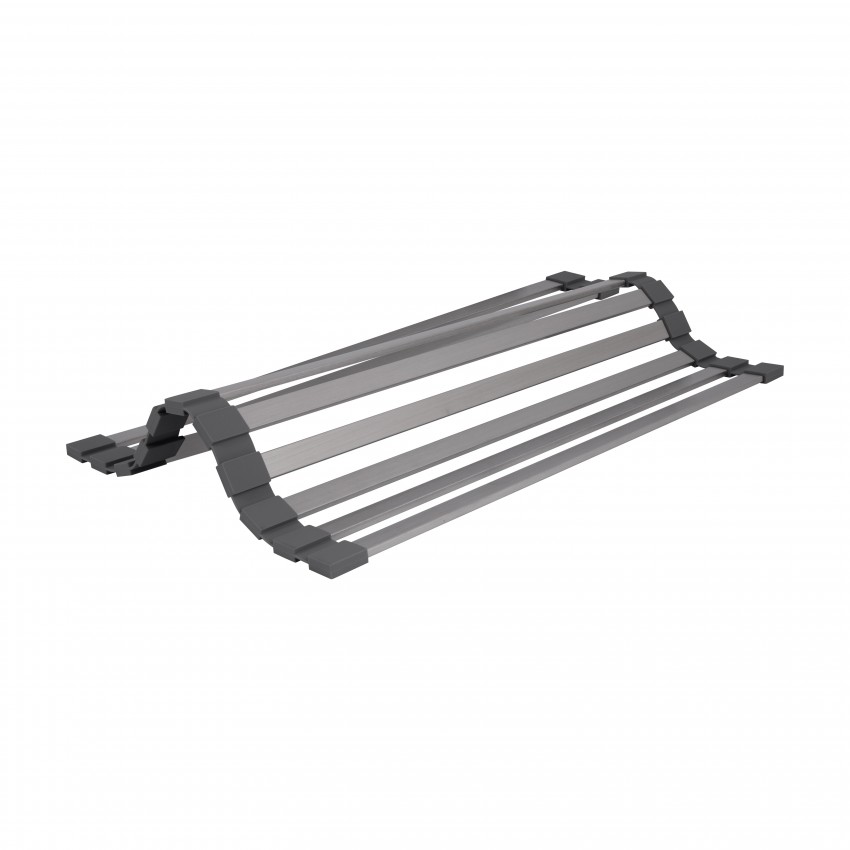 Сушарка на кухонну мийку Acsis LA13 Gray, плоска основа, для посуду 430х303 мм LDACSLA13GRA49767 Lidz LIDZ фото 3