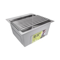 Сушарка на кухонну мийку Acsis LA11 Gray, плоска основа, для посуду 430х216 мм LDACSLA11GRA49765 Lidz LIDZ фото 4