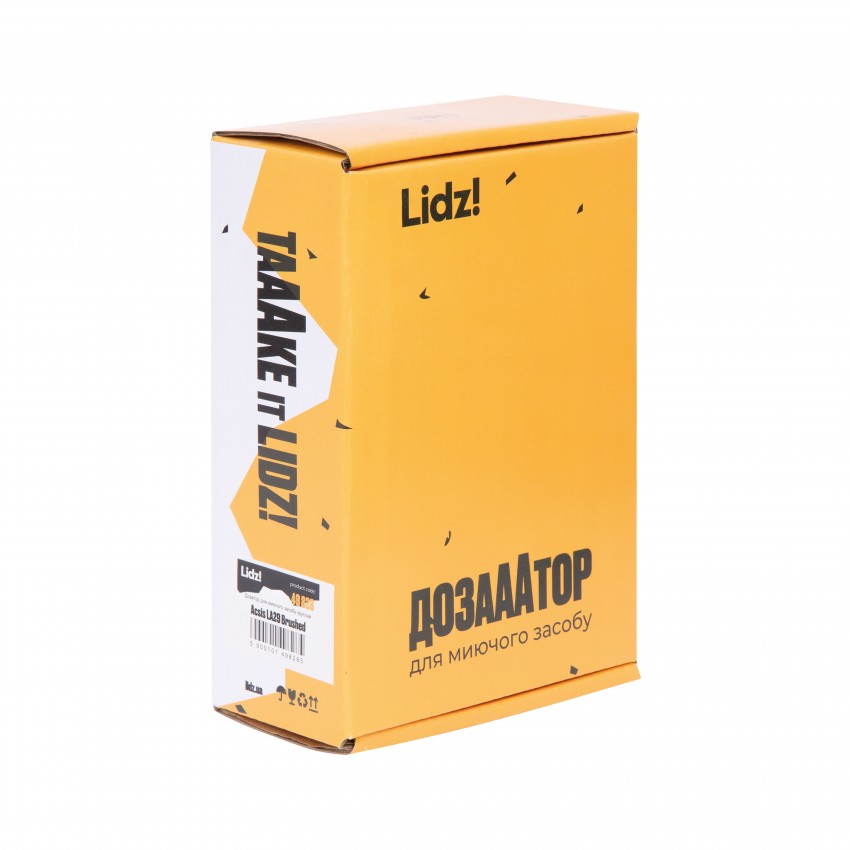 Дозатор для миючого засобу Acsis LA29 Brushed Steel, круглий LDACSLA29BRU49828 Lidz LIDZ фото 4