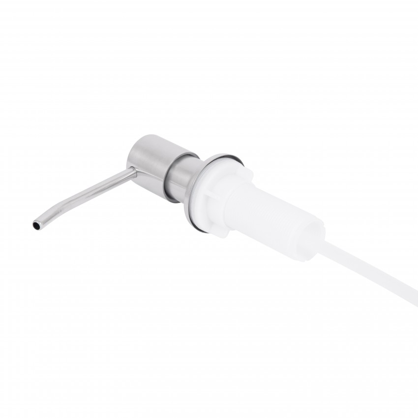 Дозатор для миючого засобу Acsis LA29 Brushed Steel, круглий LDACSLA29BRU49828 Lidz LIDZ фото 2