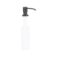 Дозатор для миючого засобу Acsis LA30 Brushed Black PVD, круглий LDACSLA30BLM49827 Lidz LIDZ