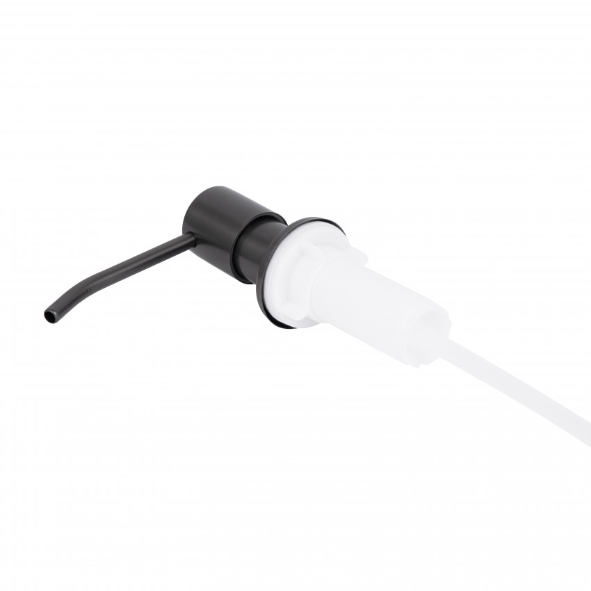 Дозатор для миючого засобу Acsis LA30 Brushed Black PVD, круглий LDACSLA30BLM49827 Lidz LIDZ фото 2