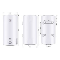 Водонагрівач електричний 50 л SLIM вертикальний, мокрий ТЕН 1,5 кВт D50V15Q1 Thermo Alliance Thermo Alliance фото 1