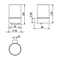 58976N0 KLUDI-VELA R Дозатор рідкого мила, біле матове скло/брашоване золото (1 сорт) KLUDI фото 1