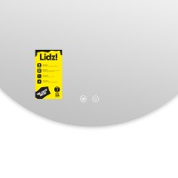 Дзеркало настінне Astra (AS1) R800 мм, кругле, з LED-підсвічуванням Touch, антизапотіванням, димером, рег. яскравості Lidz LIDZ фото 4